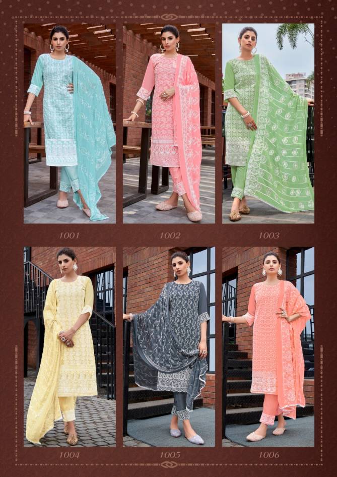 Parra Zoya New Designer Festive Wear Kurti Pant and Dupatta Readymade Collection